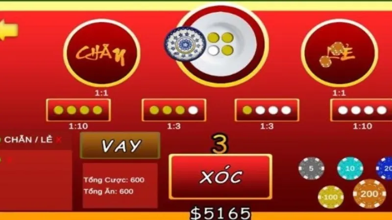 Chiến lược chơi xóc đĩa tại NBET hiệu quả